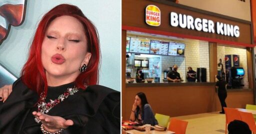 Леди Гага замечена в Burger King, фанаты сходят с ума!